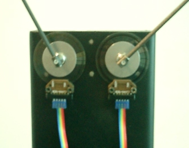 Rear View Showing Encoders